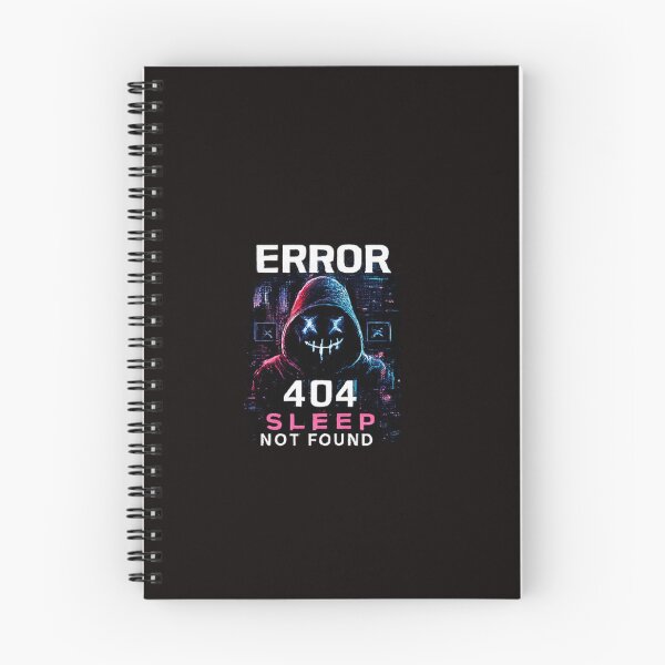 Item preview, Error 404 Sleep Not Found Hoodie designed and sold by Hobby-up.
