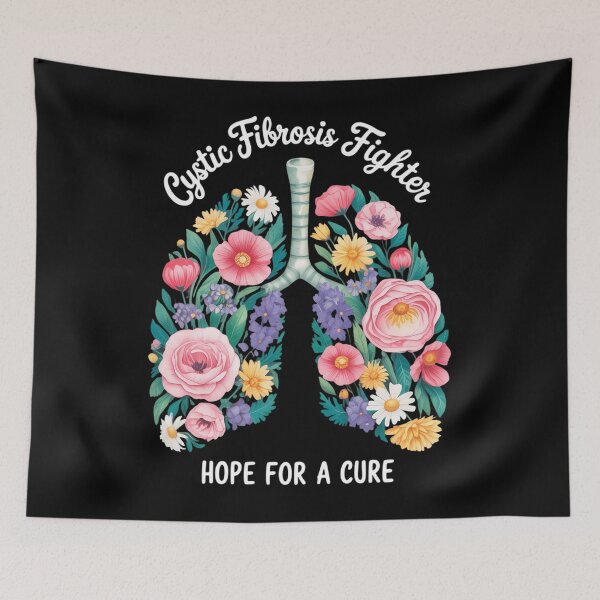 Item preview, Cystic Fibrosis Hope For A Cure CF Purple 65 Roses Lung Disease designed and sold by TrinaEspinoza.