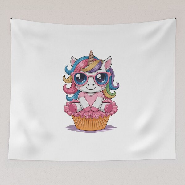 Item preview, Rainbow Unicorn Cupcake Delight designed and sold by jkrphoto.