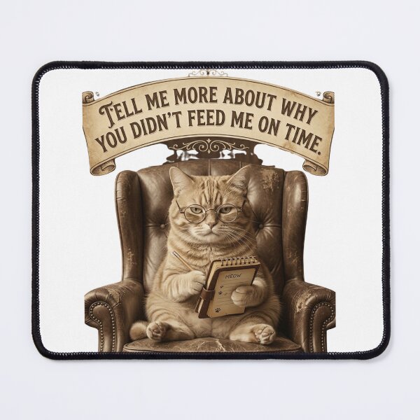 Item preview, Funny Cat Gift Tell Me More About Why You Didn't Feed Me On Time Sarcastic Cat Lover Shirt Cat Mom Gift designed and sold by Dev Mode.