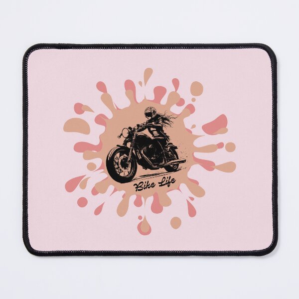Item preview, Bike Life – Female Biker Splash Motorcycle designed and sold by MH904.