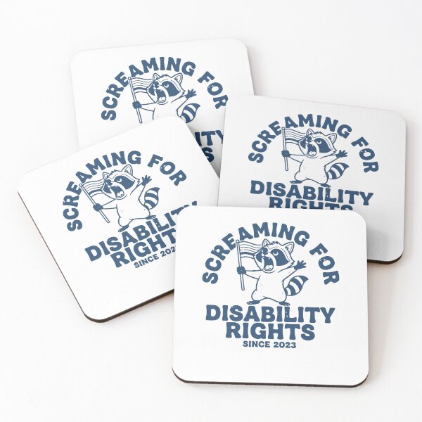 Item preview, Disability awareness Screaming Disability Rights designed and sold by LuminOrb.