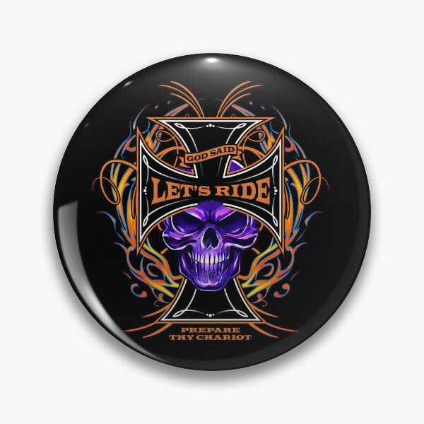 Item preview, God Said Lets Ride Harley Davidson Motorcycle Lifestyle Artwork designed and sold by enzoade.