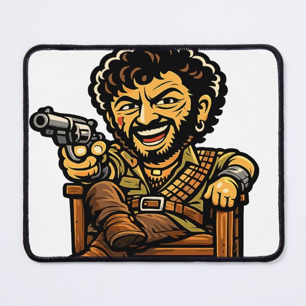 Item preview, Gabbar Singh Vintage Cartoon – Retro Bollywood Villain Comic Art designed and sold by Krincydigitalart.
