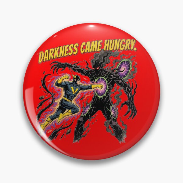 Item preview, The Valiant vs Shadow Monster Vintage Comic Art | Retro Horror Superhero Design designed and sold by PLUSHIWORLDtm.