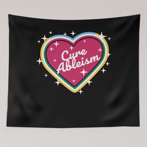 Item preview, Disability awareness Cure Ableism autism awareness designed and sold by LuminOrb.