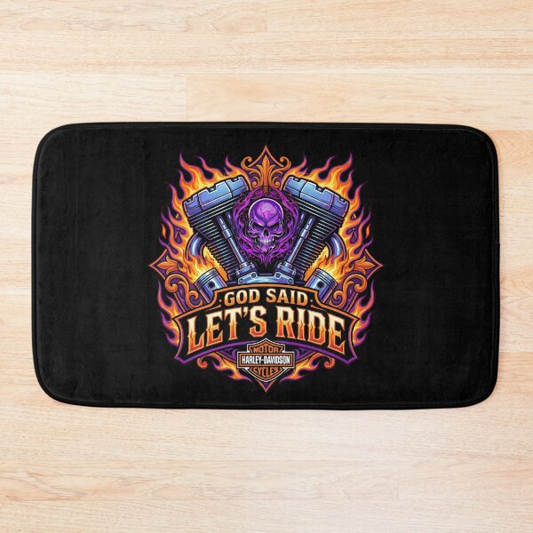 Item preview, God Said Lets Ride Harley Davidson Freedom Rider Graphic designed and sold by enzoade.