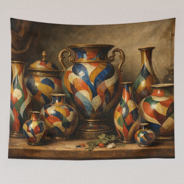 Item preview, Colorful vase Renaissance composition designed and sold by Sigtrix.
