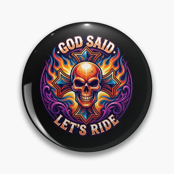 Item preview, God Said Lets Ride Harley Davidson Custom Bike Illustration designed and sold by enzoade.