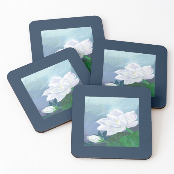 Item preview, White Jasmine Flower Art designed and sold by Srisaranya.