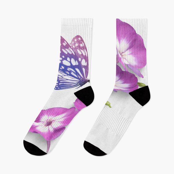 Item preview, Purple flowers and butterfly designed and sold by Heaven1111.
