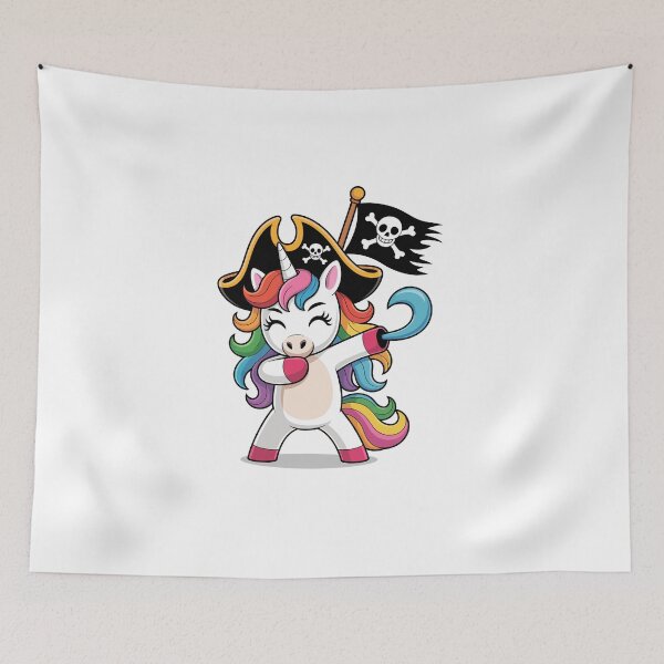 Item preview, Dabbing Pirate Unicorn designed and sold by jkrphoto.