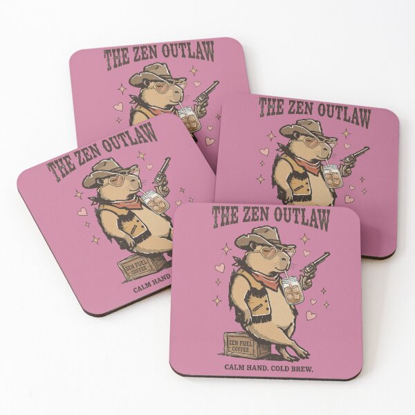 Item preview, The Zen Outlaw Capybara designed and sold by sanorastyle.