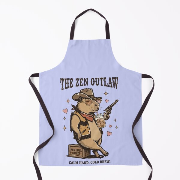 Item preview, The Zen Outlaw Capybara designed and sold by sanorastyle.
