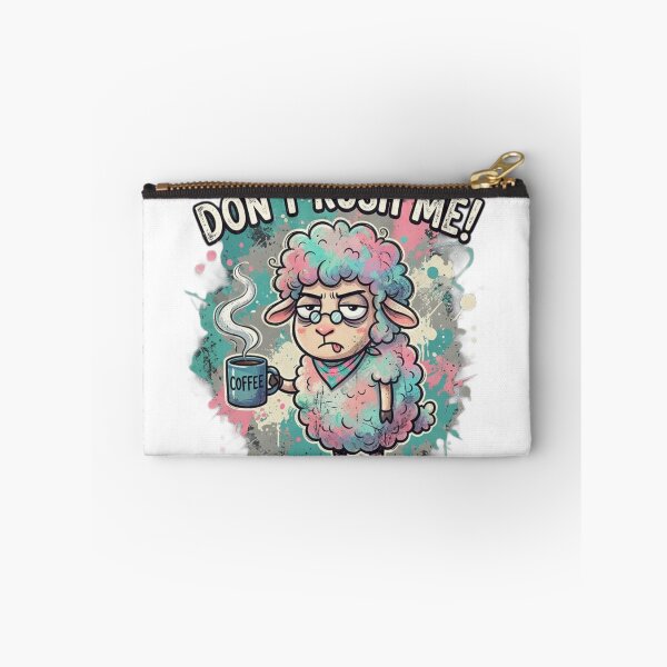 Item preview, Don't Rush Me Coffee Sheep Cartoon designed and sold by ShirtsUp-Lane.