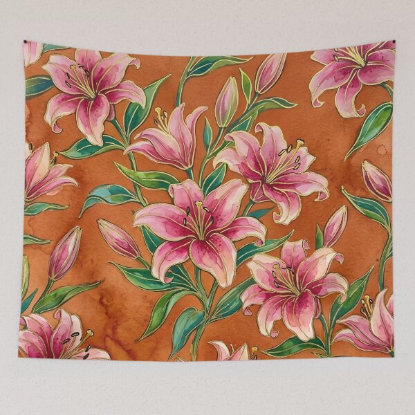 Item preview, Pink Lily Flower designed and sold by GraphicsClub.