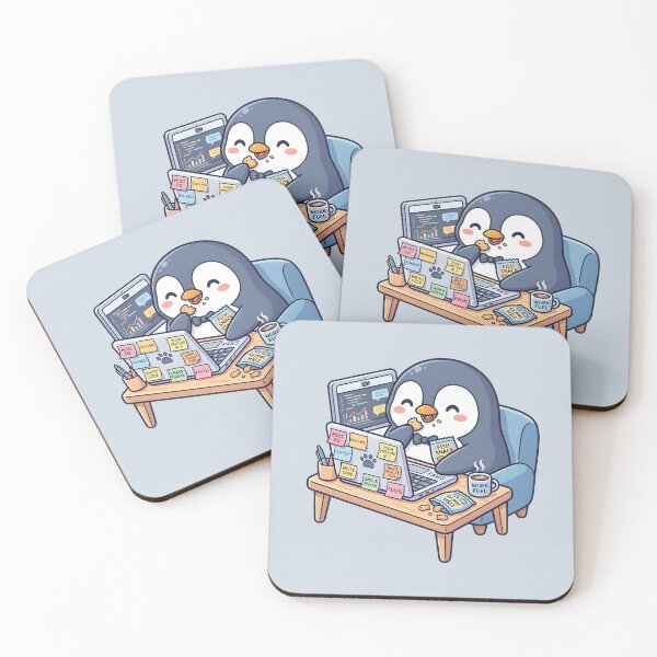 Item preview, Hardly Working Tech Penguin designed and sold by dreephic22.