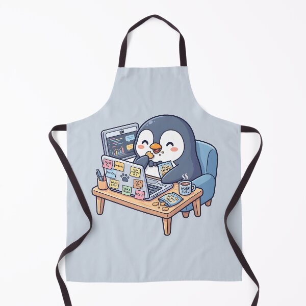 Item preview, Hardly Working Tech Penguin designed and sold by dreephic22.