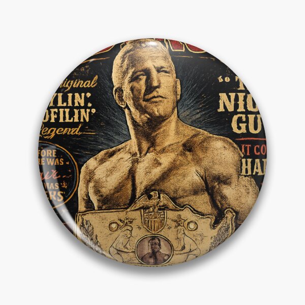Item preview, The Nature Boy Buddy Rogers Vintage Wrestling Tribute Tee | Championship Swagger Retro Poster designed and sold by The Irish Whip.
