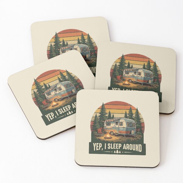 Item preview, Yep, I Sleep Around - RV Camper Humor designed and sold by dudelinart.