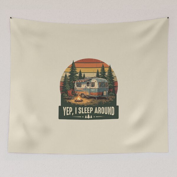 Item preview, Yep, I Sleep Around - RV Camper Humor designed and sold by dudelinart.