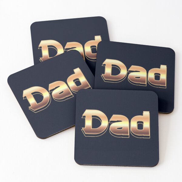 Item preview, Bold Metallic Gold Dad Lettering Design designed and sold by HopeAndHustle.