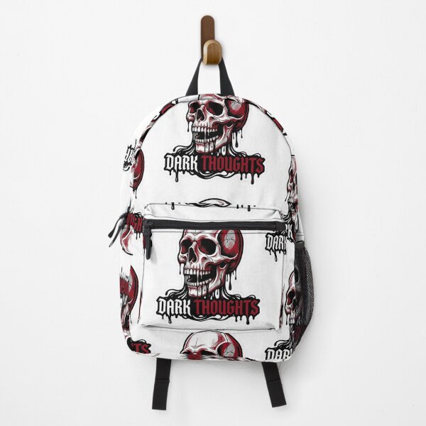 Item preview, DARK THOUGHTS Dripping Skull Sticker | Gothic Horror Streetwear Art designed and sold by Ecocrushstudio.
