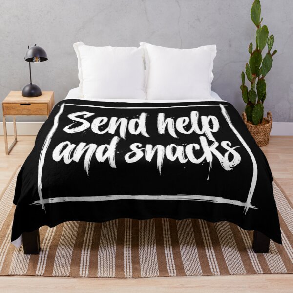 Item preview, Send help and snacks designed and sold by XYZ LAB by Jesuperman.