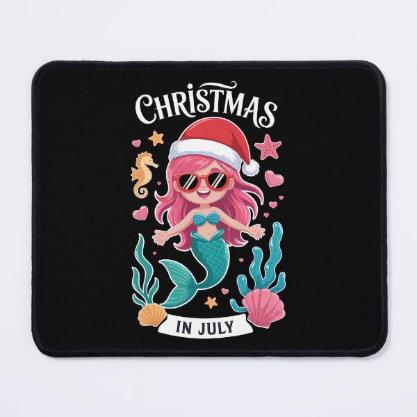 Item preview, Christmas In July Women Girls Mermaid Beach Summer Party designed and sold by sailorjessiArt.