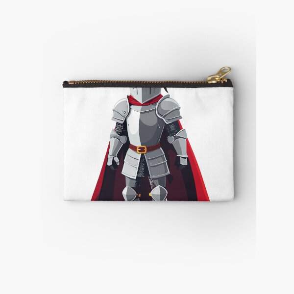Item preview, Medieval Knight in Shining Armor Red Cape Fantasy Warrior Illustration designed and sold by PARINCREATE.