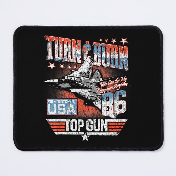 Item preview, Top Gun Turn  Burn Distressed  Classic Action Movie  designed and sold by prodesain.