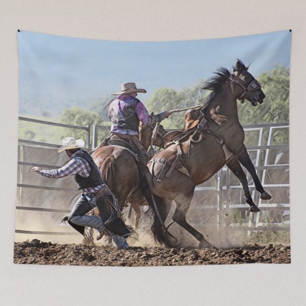 Item preview, RODEO BRONC PICK UP MAN designed and sold by Barbara Jean Photo Art And Design.