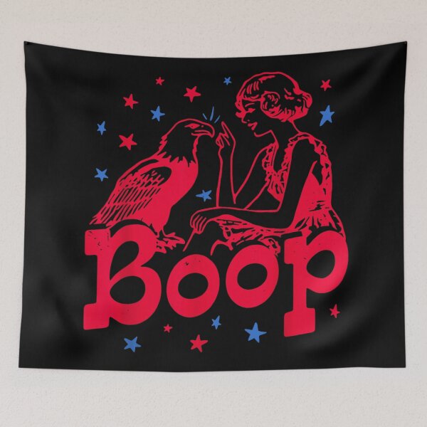 Item preview, Retro Style Girl Booping An Eagle Nose Cute Animal Vector designed and sold by DaphoLatara.