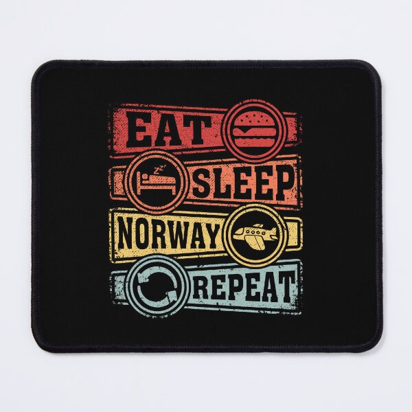 Item preview, Eat Sleep Norway Repeat designed and sold by GabbyKash.