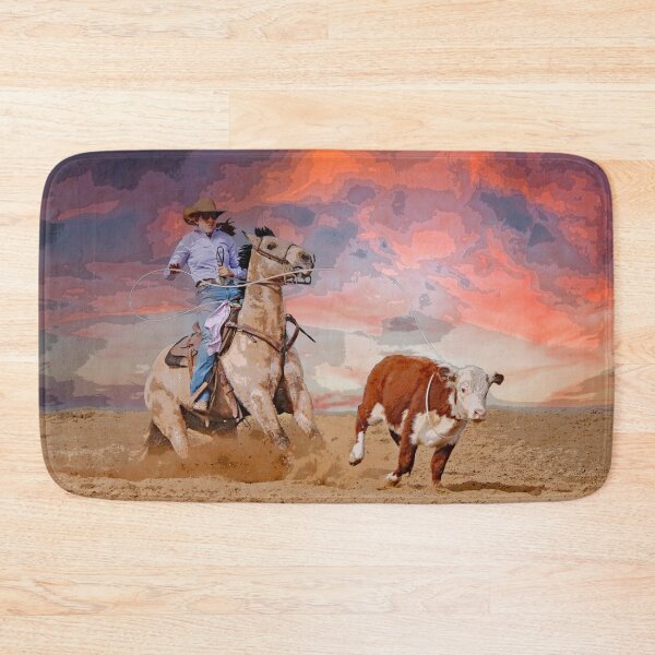 Item preview, RANCH ROPING HORSE, DESIGNED FOR THOSE AWESOME COWGIRLS designed and sold by Barbara Jean Photo Art And Design.