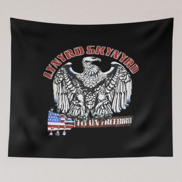 Item preview,  Lynyrd Skynyrd Fly On Free Bird Us Flag Southern Retro Rock Premium Tri-Blend  designed and sold by prodesain.