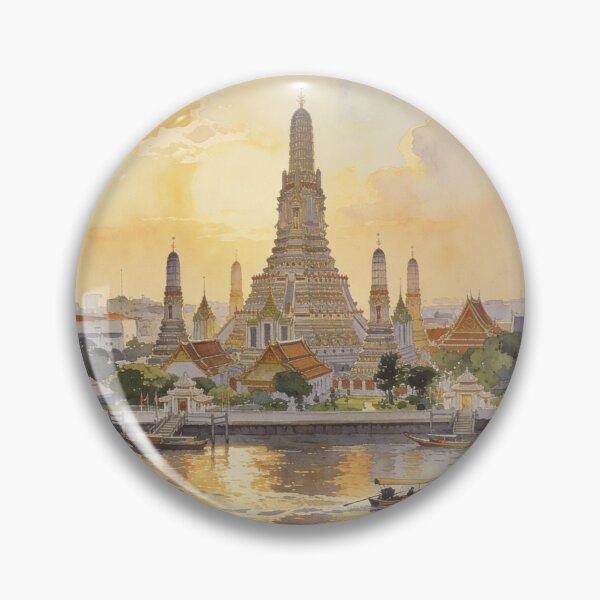 Item preview, Golden Dawn at Wat Arun designed and sold by BlareBlare.