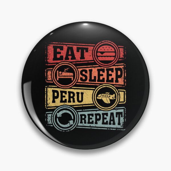 Item preview, Eat Sleep Peru Repeat designed and sold by GabbyKash.