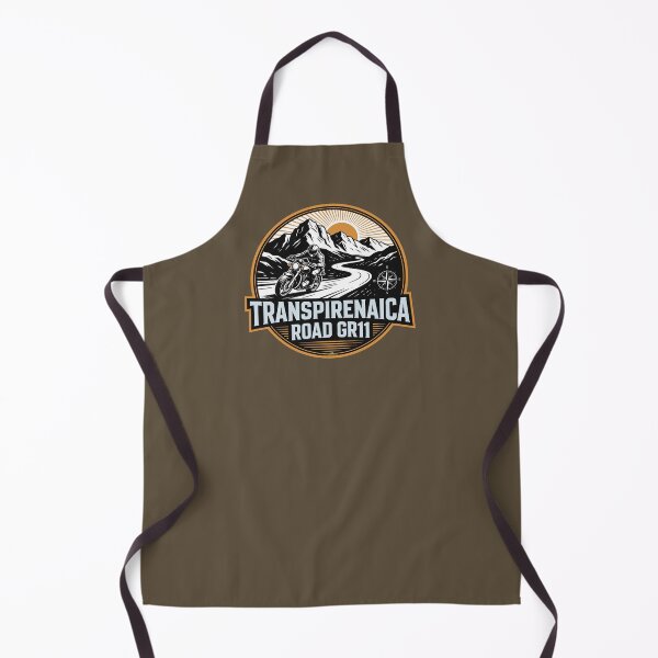 Item preview, Transpirenaica GR11 Trans-Pyrenees Motorcycle Road Sticker TShirt 01 designed and sold by OuterShellUK.