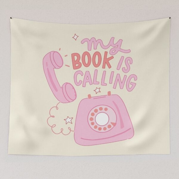 Item preview, My book is calling retro telephone designed and sold by BrownHorse90s.