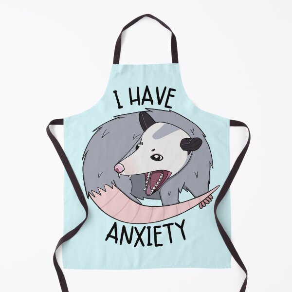 Item preview, I Have Anxiety Opossum designed and sold by bloomintoyoubiy.