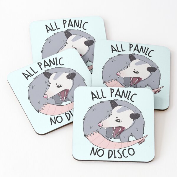 Item preview, All Panic No Disco Opossum designed and sold by bloomintoyoubiy.
