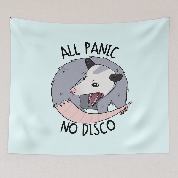Item preview, All Panic No Disco Opossum designed and sold by bloomintoyoubiy.