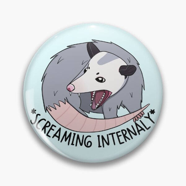 Item preview, Screaming Internally Opossum designed and sold by bloomintoyoubiy.