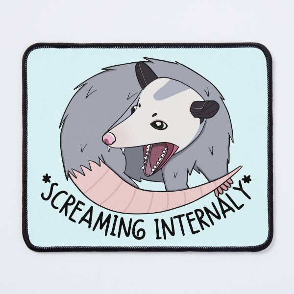 Item preview, Screaming Internally Opossum designed and sold by bloomintoyoubiy.