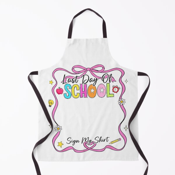 Item preview, Colorful Last Day Of School Sign My Shirt Autograph Page designed and sold by DaphoLatara.
