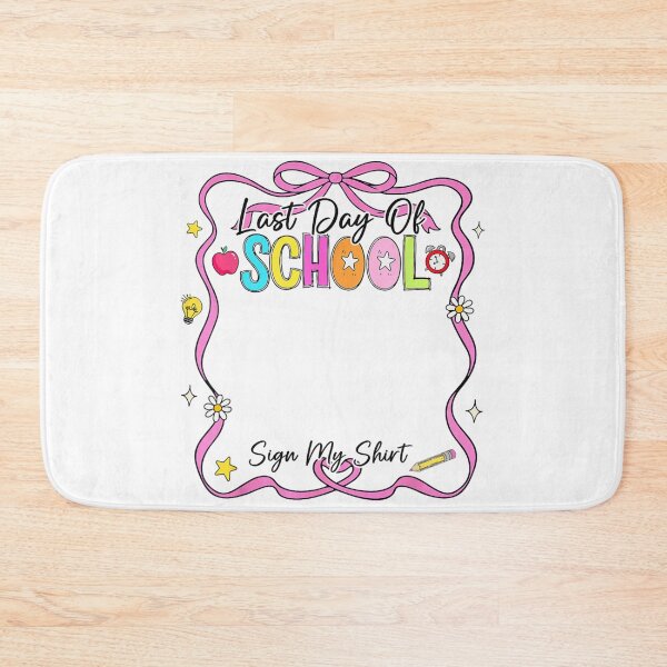 Item preview, Colorful Last Day Of School Sign My Shirt Autograph Page designed and sold by DaphoLatara.