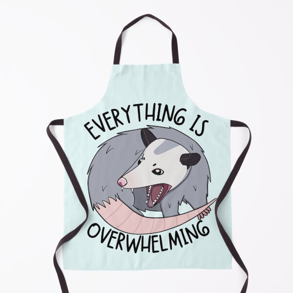 Item preview, Everything is Overwhelming Opossum designed and sold by bloomintoyoubiy.