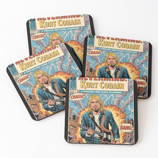 Item preview,  Kurt Cobain Comic Style (1) designed and sold by ScuffedDesigns.