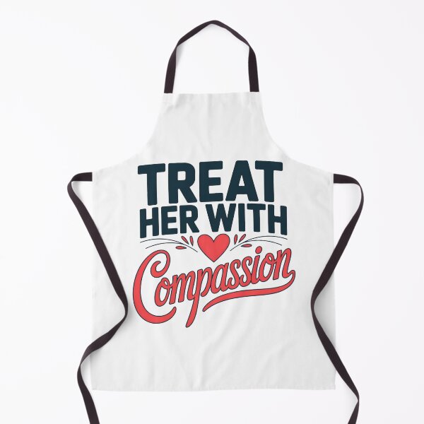 Item preview, Treat Her With Compassion Typography Quote designed and sold by OlizaPrint.